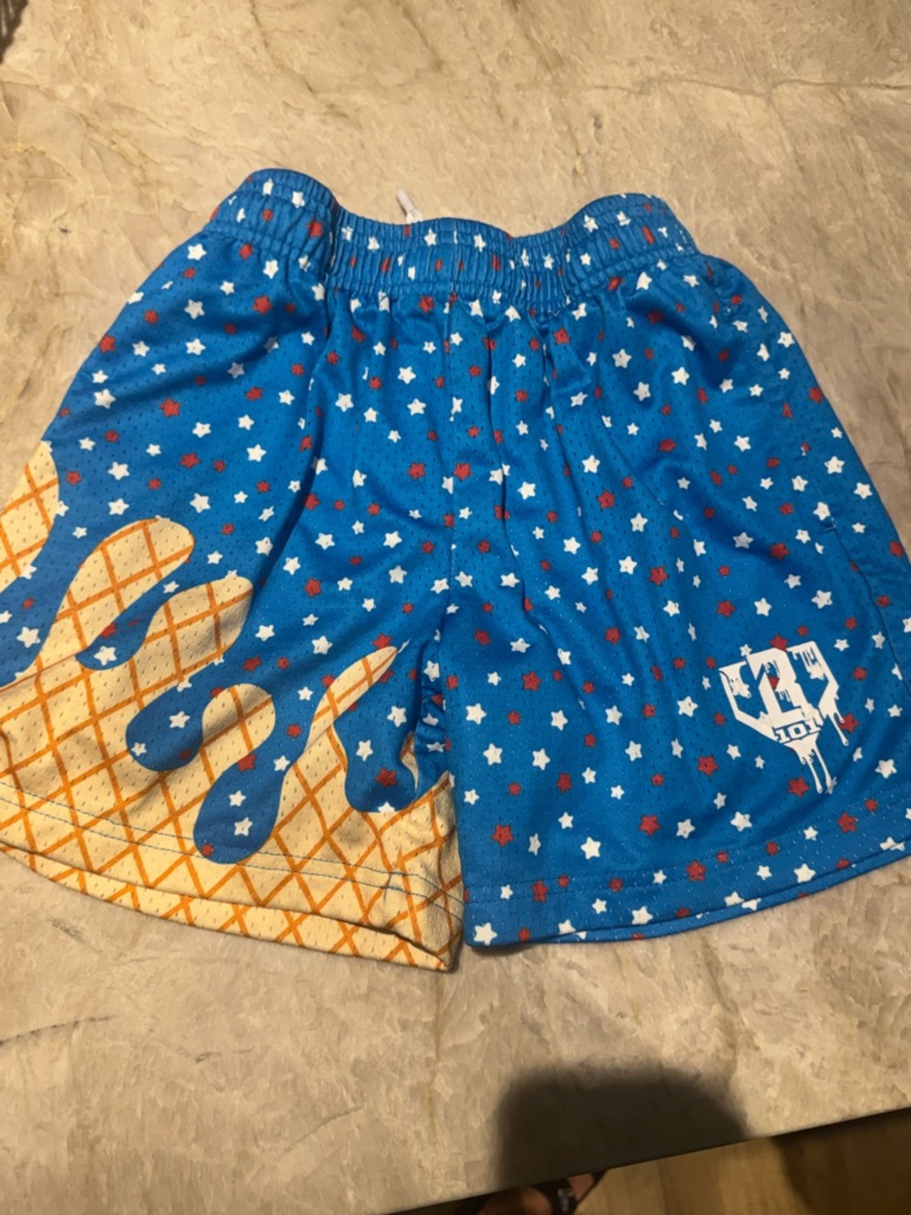 Baseball Lifestyle 101 blue ice cream shorts